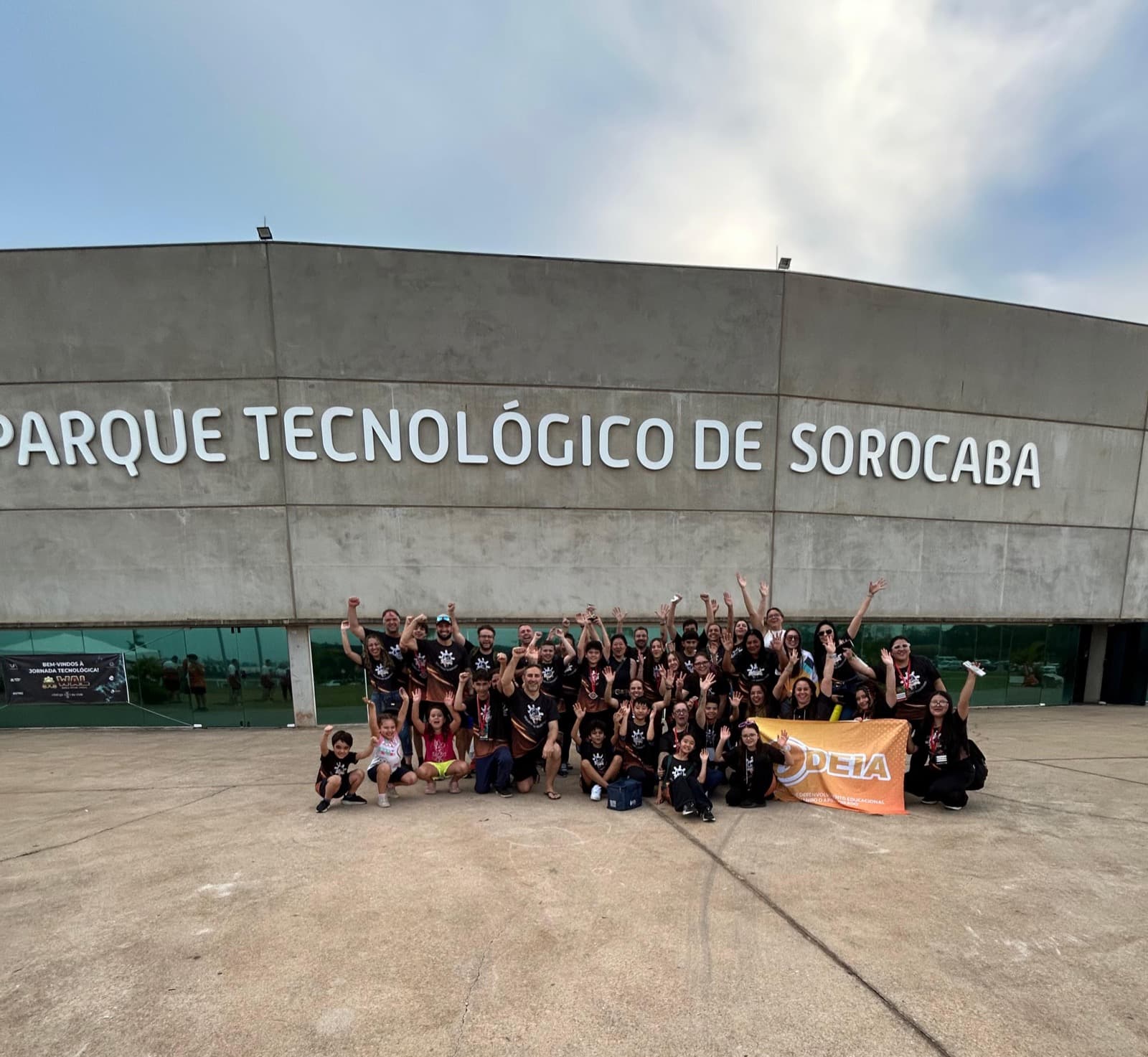 Delegação do IDEIA reunida no Parque Tecnológico de Sorocaba